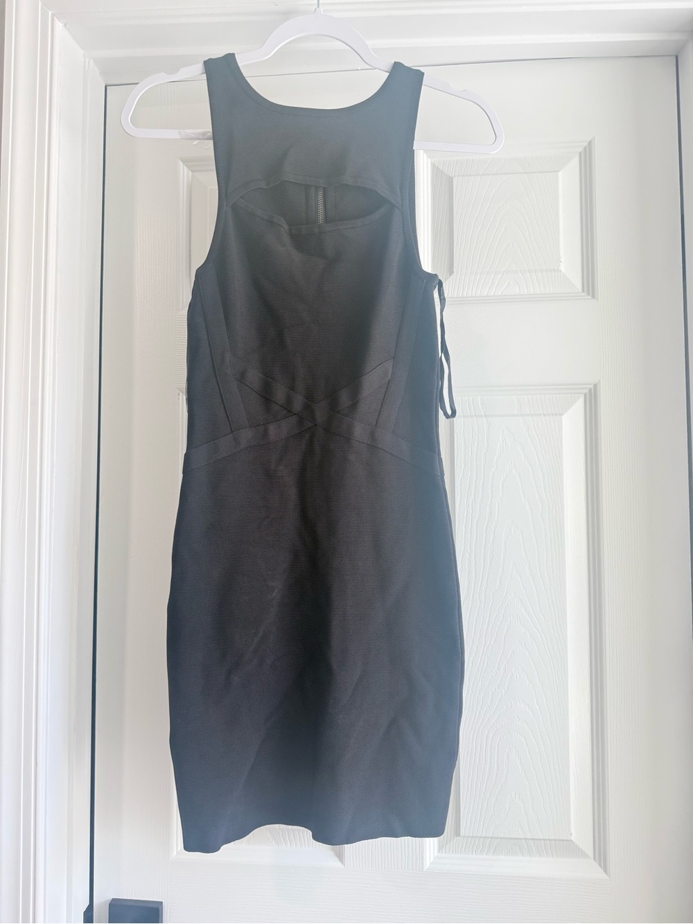 Y2K Bebe black body con dress